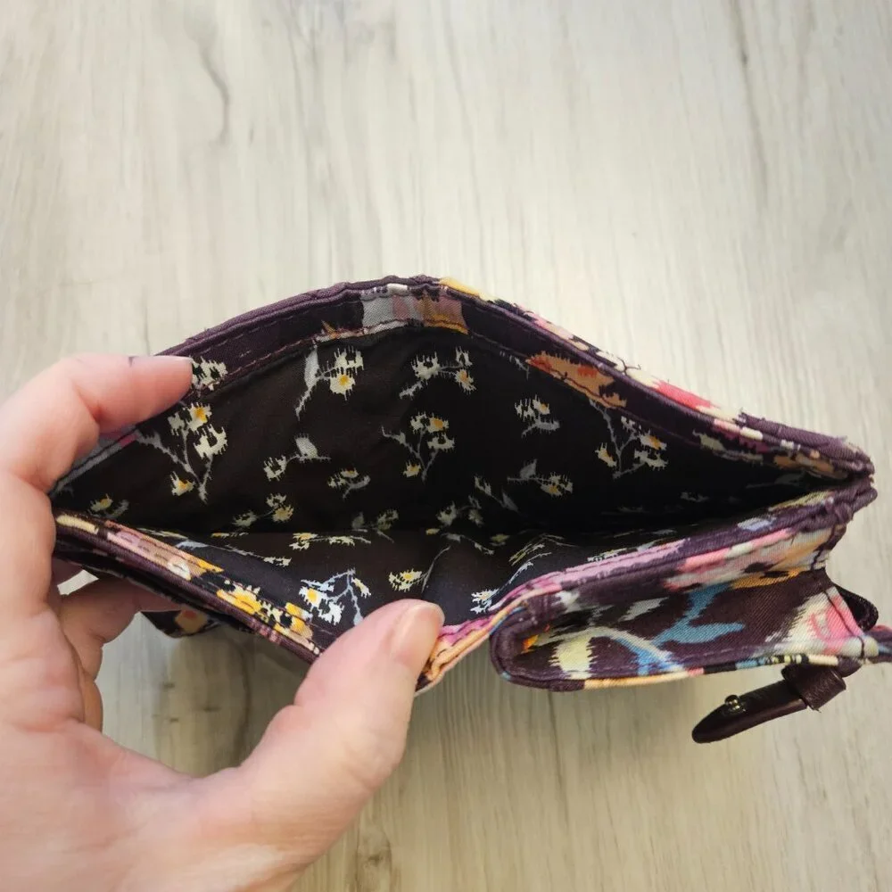 Vera Bradley Indiana Rose RFID Small Wallet - Retired